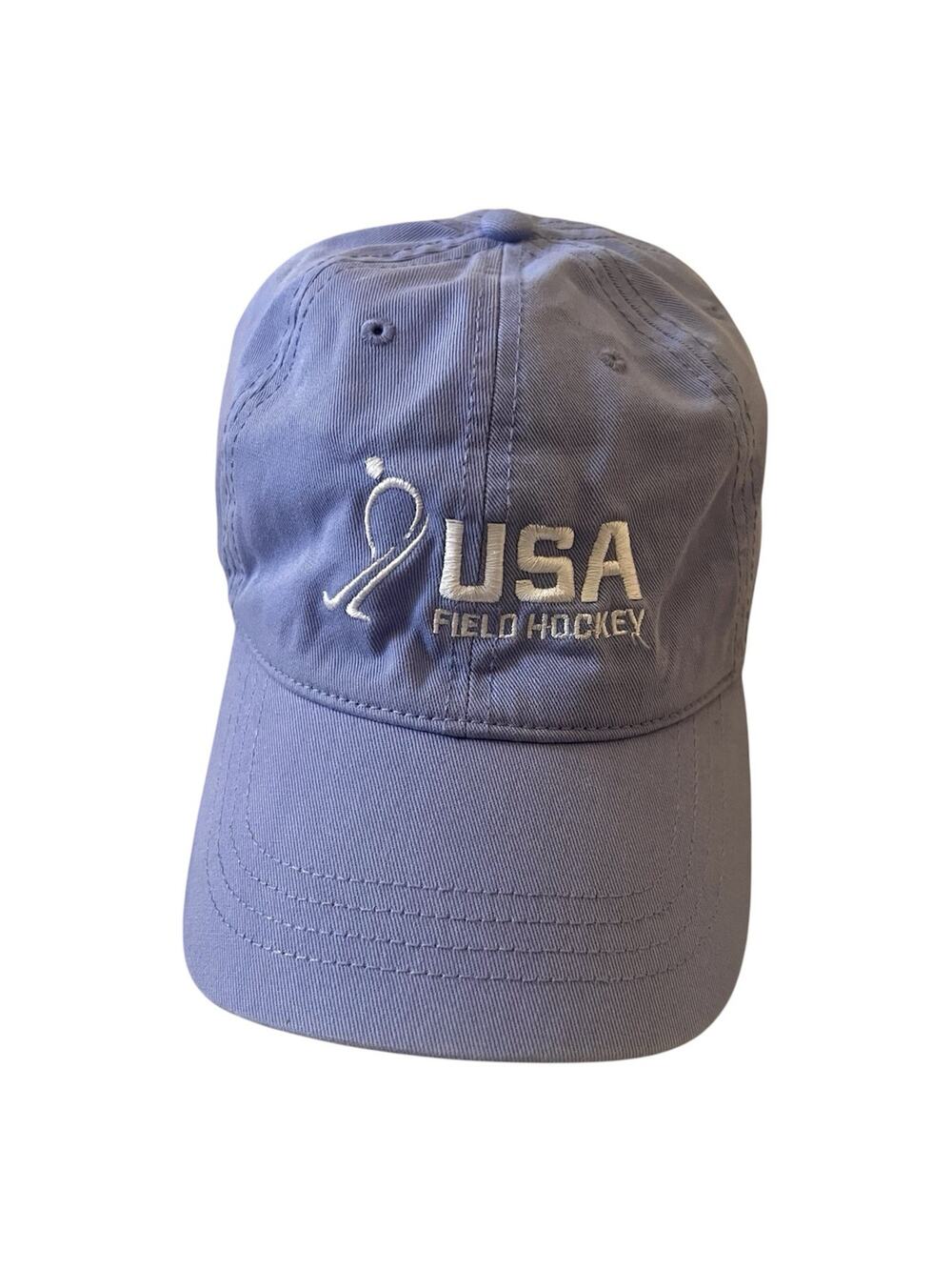 USA Field Hockey Embroidered Lavender Purple Adjustable Baseball Cap Hat Cotton